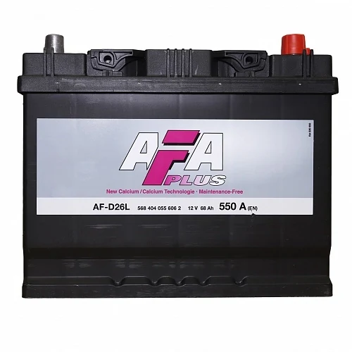 AFA Plus 68 Ah · 568404055 – 12 V, 550 A (EN)