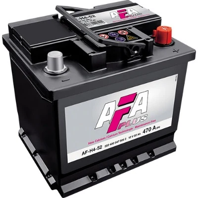 AFA Plus 52 Ah · 552400047 – 12 V, 470 A (EN)