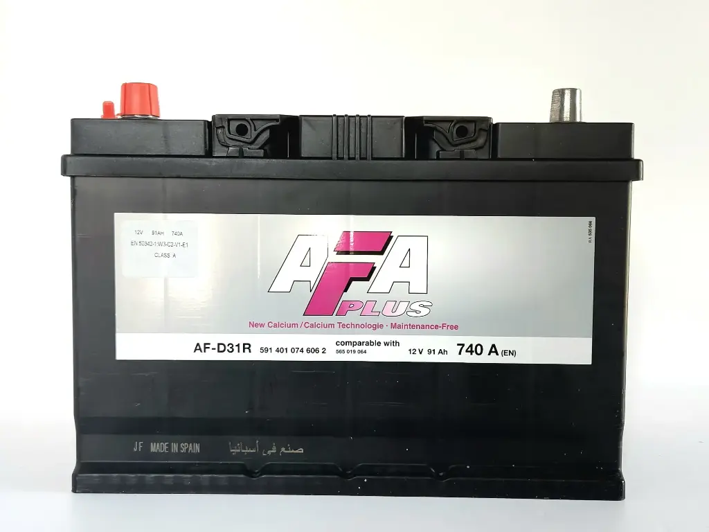 AFA Plus 91 Ah · 591401074 – 12 V, 740 A (EN)