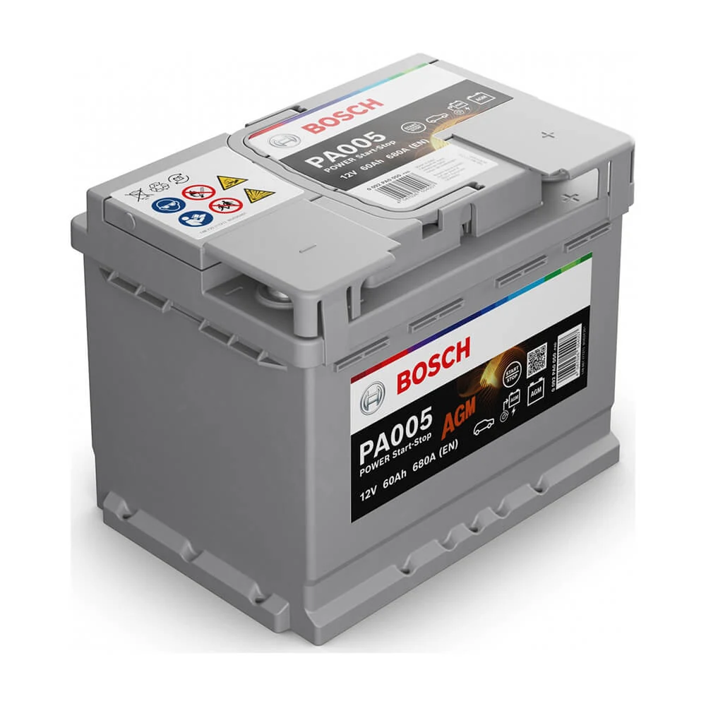 Bosch PA005 60 Ah AGM Start-Stop – 12 V, 680 A (EN)