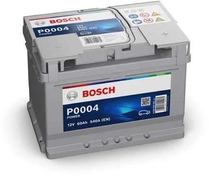 Bosch Power P0004 60 Ah – 12 V, 540 A (EN)